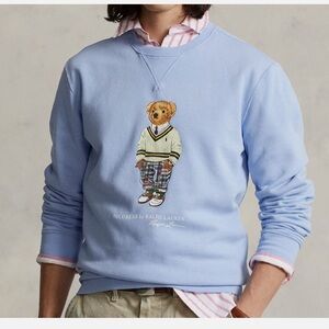 Polo Ralph Lauren Polo Bear Fleece Sweatshirt NWT XXL in Austin Blue